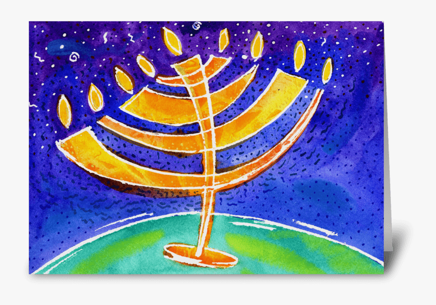 Hanukkah 2 Greeting Card - Greeting Card, HD Png Download