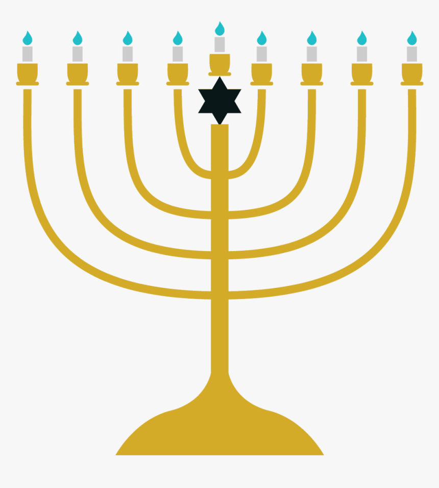 Chanukah Candles Png, Transparent Png