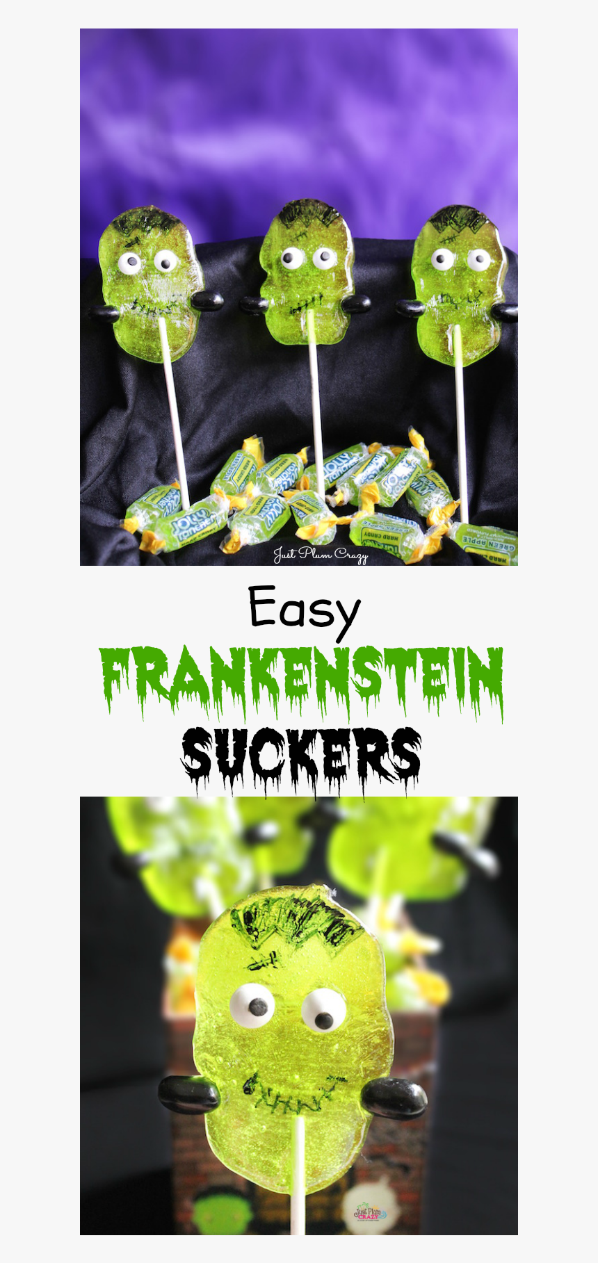 These Frankenstein Suckers Are Made With Jolly Ranchers - Poster, HD Png Download