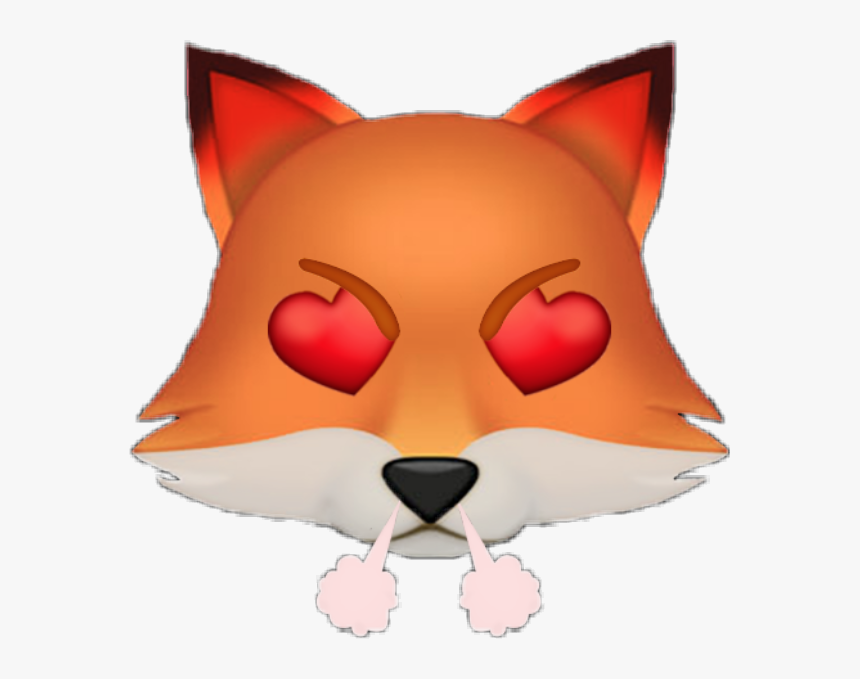 Emojie Emonjies Emotions Emoticones Emoji Zorro Fox - Fox Head Fox Cartoon, HD Png Download