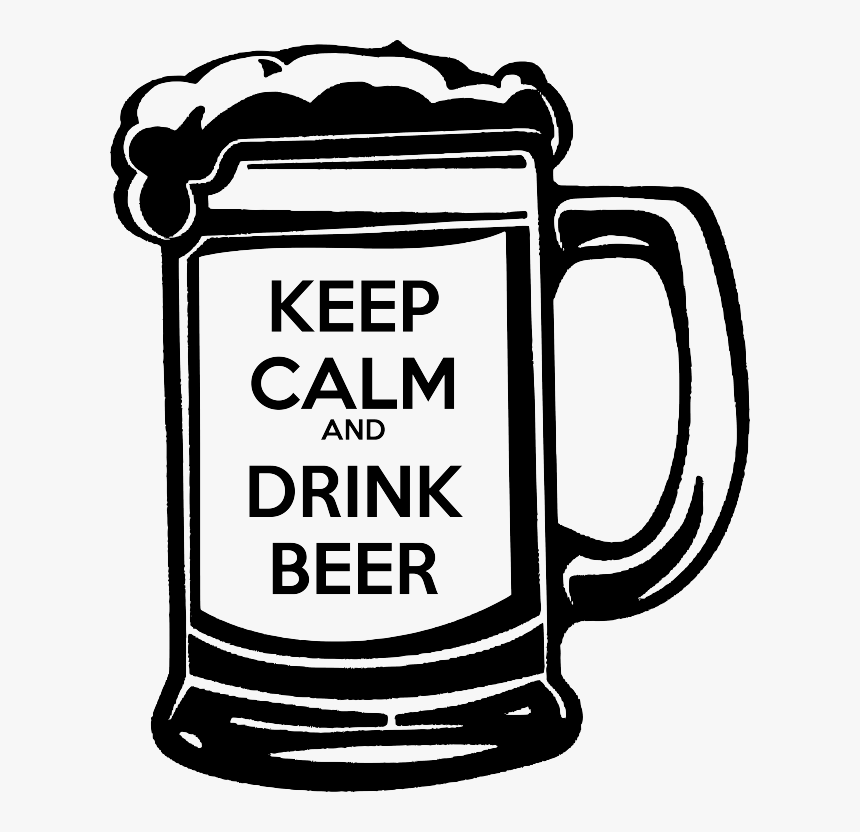 Cooler List Graphics - Beer Mug Black And White, HD Png Download