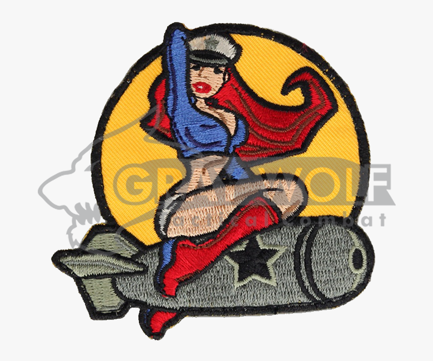 Wwii Us Army Isaf B52 Air Pinup Girl Full Color Usa - B52 Bomb Pin Up Girl, HD Png Download