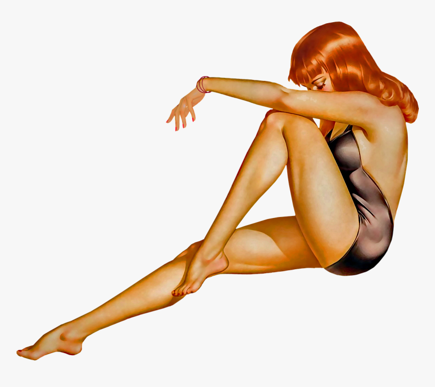 Pin Up Girl Redhead Woman Sexy Pinup Retro Sexy Pin Up Png Transparent Png Transparent Png Image Pngitem