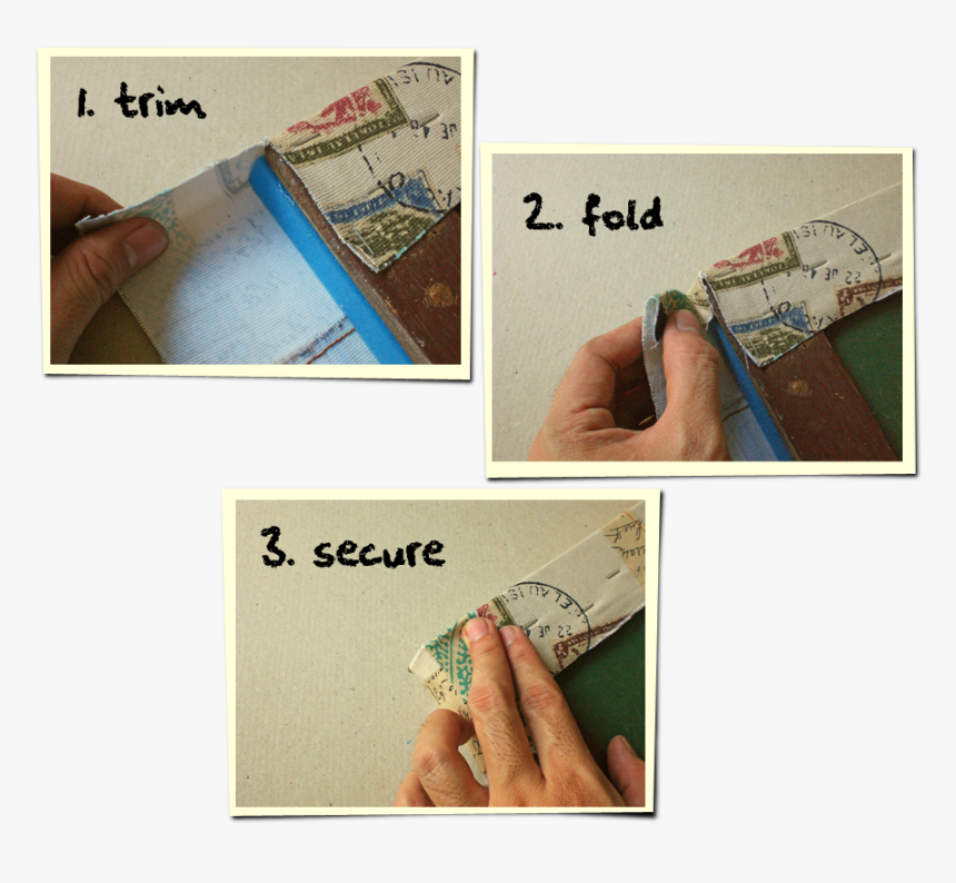 After You Have Stapled All Sides And Corners, Attach - Hand, HD Png Download