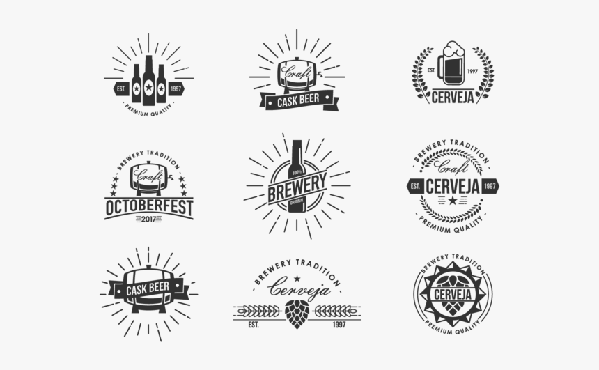 Cerveja Labels Vector - Vetor De Rotulos De Cerveja, HD Png Download