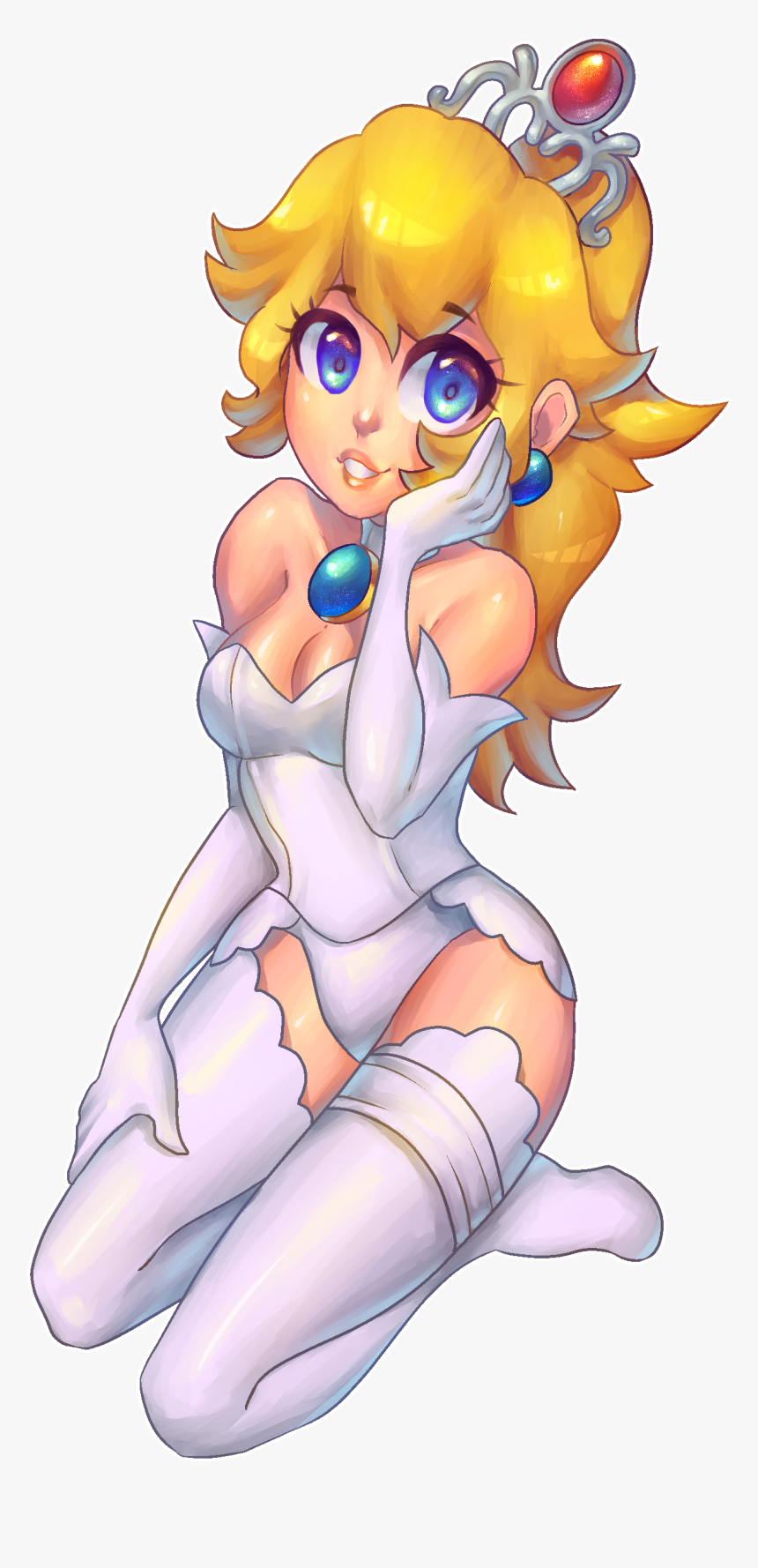 Princess Peach In Lingerie, HD Png Download
