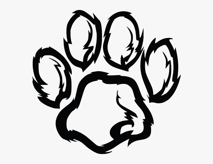 Beer En Meer Logo Svg Clip Arts - Furry Paw Print, HD Png Download