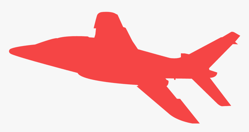 Aviation Jet Colored Silloettes, HD Png Download