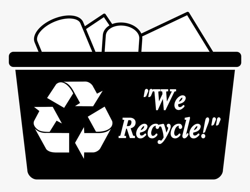 Recycling Bin Simple Clip Arts - Recycling Bin Transparent Background, HD Png Download