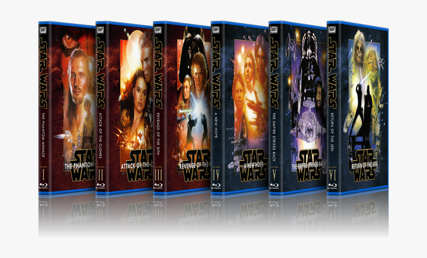 Blu-ray And Other Hd Box Size Star Wars Covers Page - Star Wars 9 Blu Ray, HD Png Download