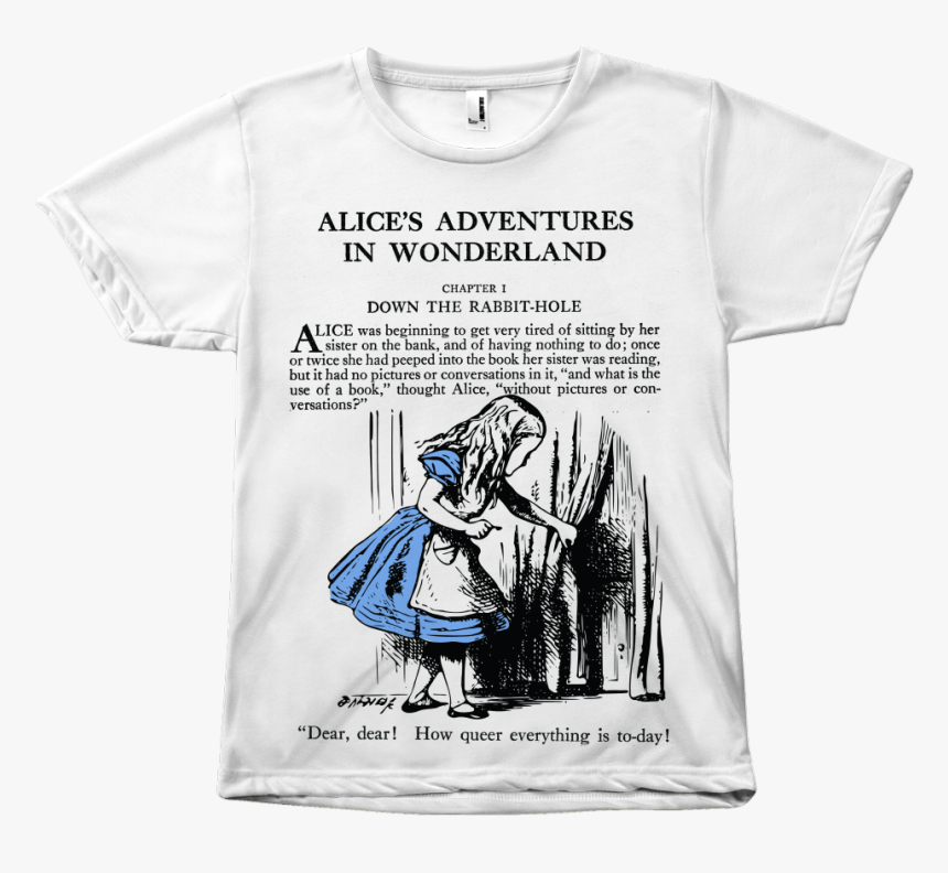 Alice In Wonderland T-shirt 
 Class - Icons Mykpopmart, HD Png Download