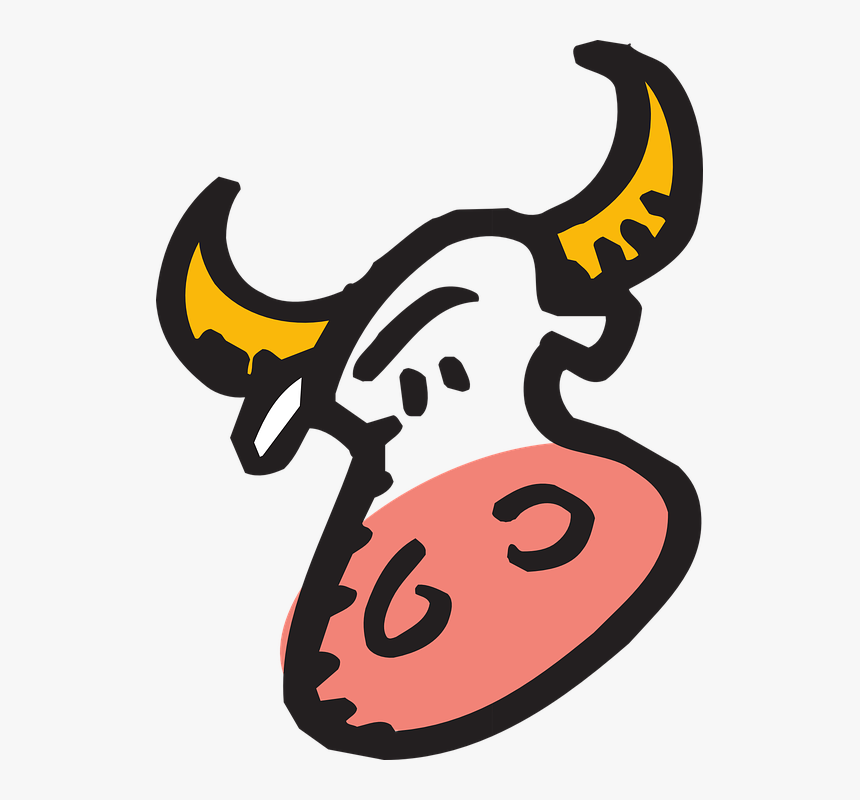 Cartoon Cow Face 11, Buy Clip Art - Bull Face Clipart, HD Png Download