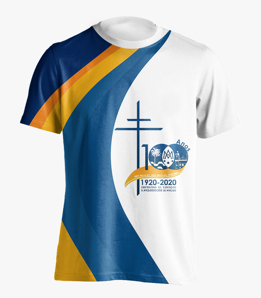 Camisa Do Centenario Da Arquidiocese De Maceio, HD Png Download