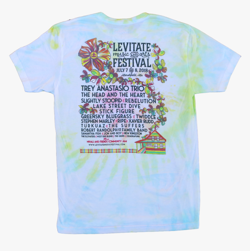 Music Festival Tie Dye - Active Shirt, HD Png Download