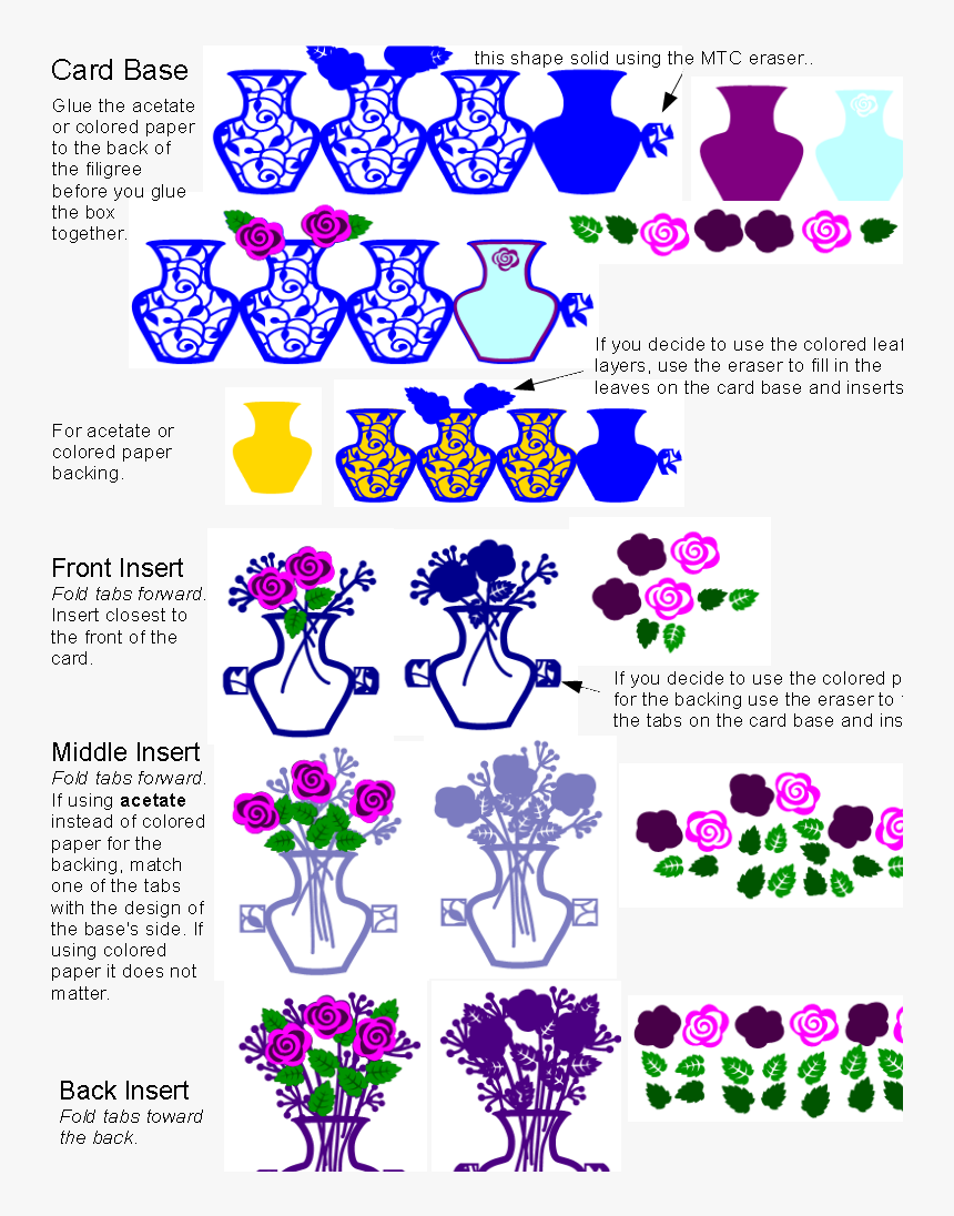 Directions For Vase With Flowers , Png Download, Transparent Png