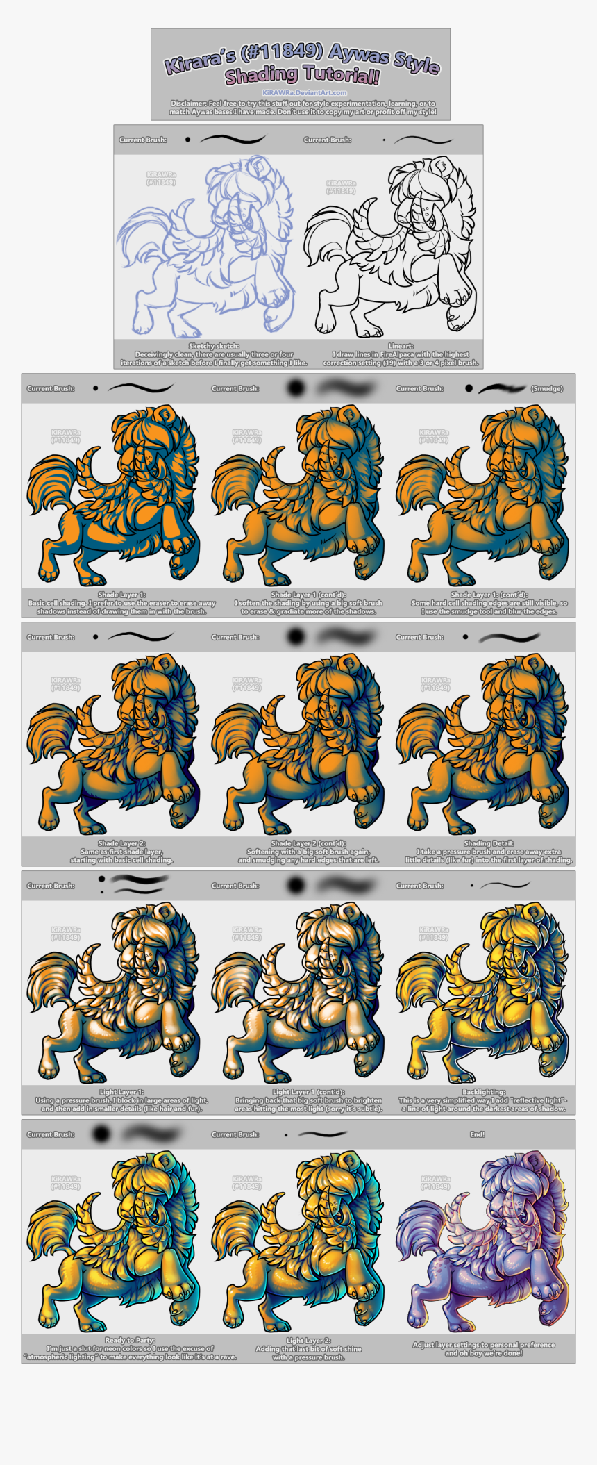 Aywas Shading Tutorial - Shading Tutorial, HD Png Download