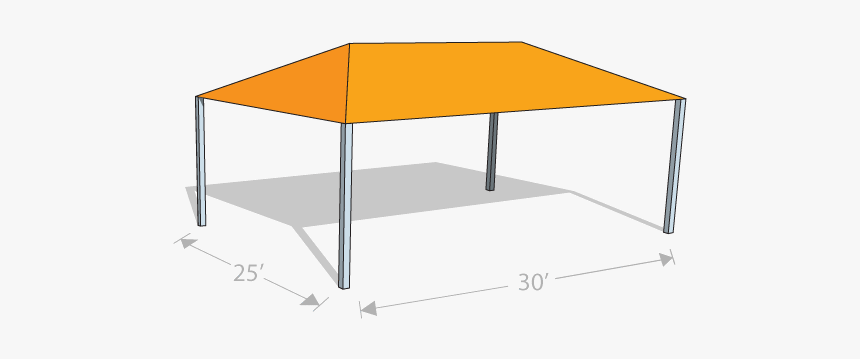 Hs 2530 Hip Shade Structure - Coffee Table, HD Png Download