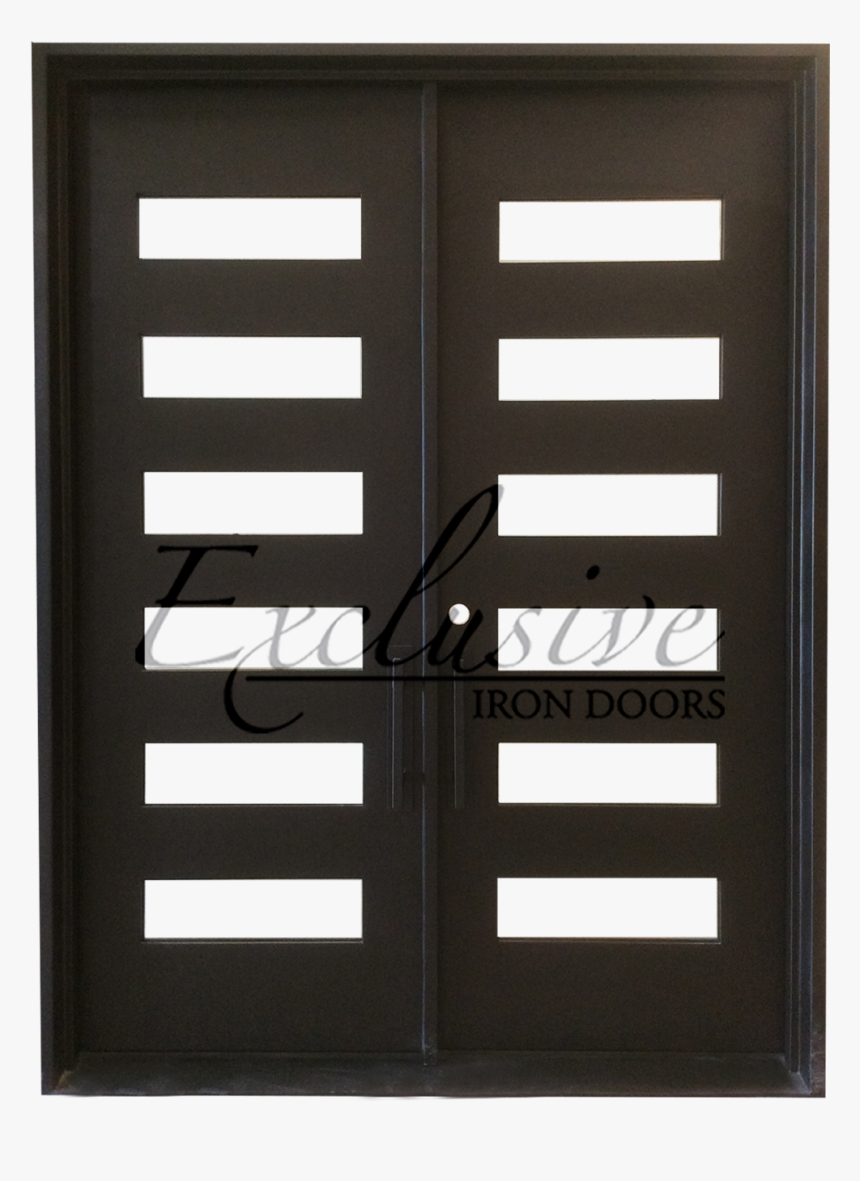 Barnes Square Double Iron Door - Home Door, HD Png Download