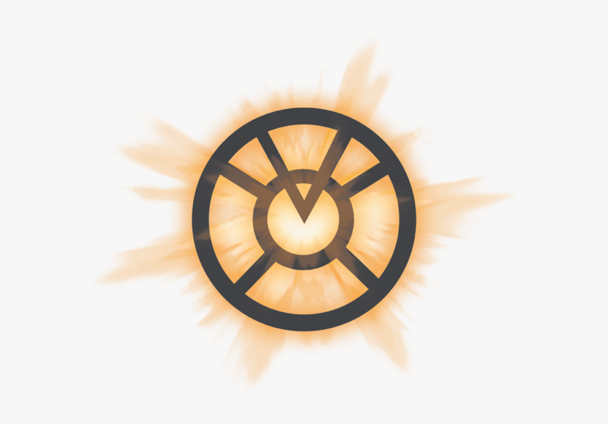 Green Lantern Orange Glow Youth T Shirt - Orange Lantern Symbol, HD Png Download