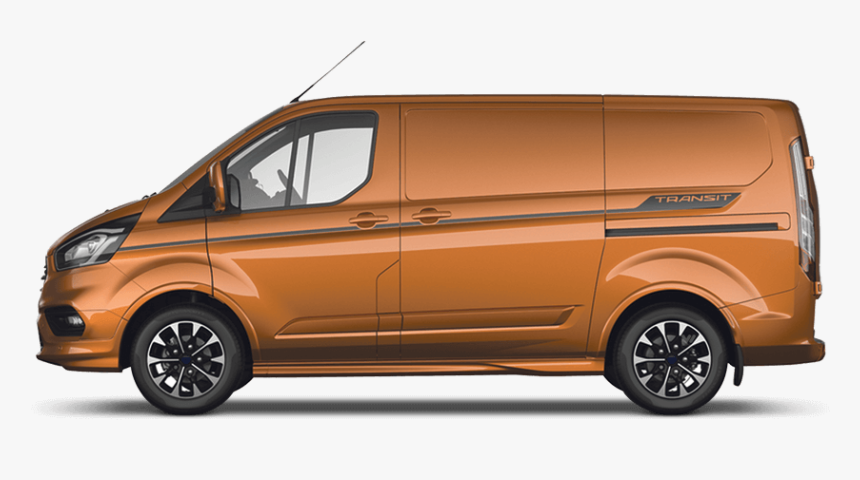 Orange Glow Ford Transit Custom - Ford Transit Custom White, HD Png Download