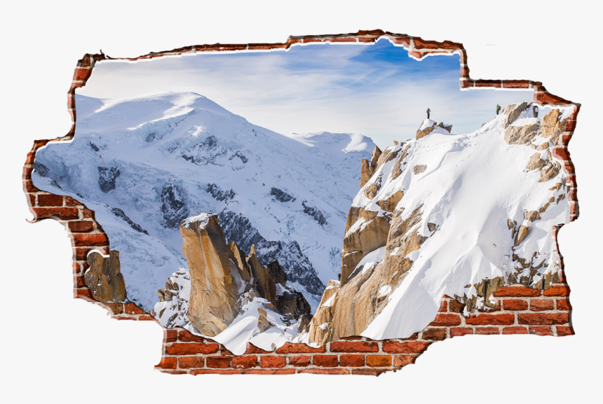 Transparent Snow Mountain Png - Roche Montagne Neige, Png Download