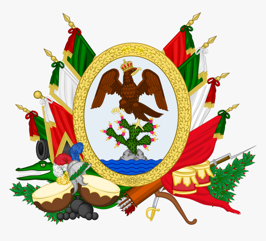 Mexican Empire Coat Of Arms, HD Png Download