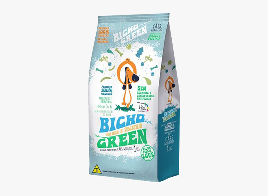 Ração Vegetal Vegana Para Cães Adultos Bicho Green, HD Png Download