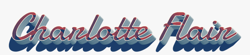 Charlotte Flair 3d Letter Png Name - Charlotte Flair Logo Png, Transparent Png