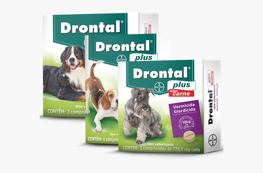Drontal® Plus Carne - Remedio De Verme Para Cachorro, HD Png Download