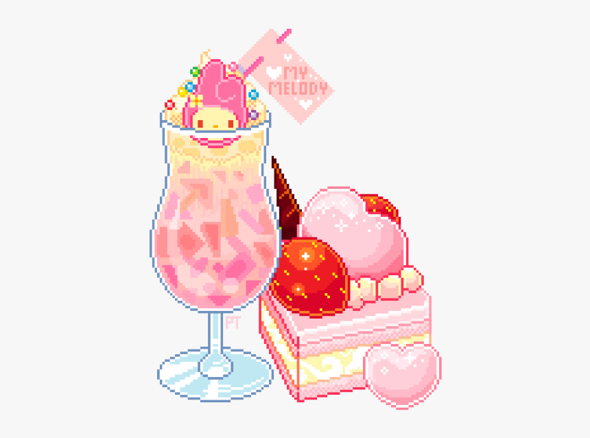 Pixel Art Kawaii Food, HD Png Download