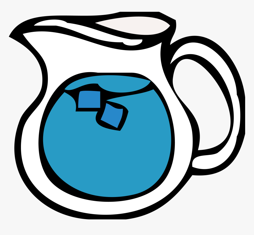 Ice Cartoon Glass Cooled Kettle Transprent Png - Transparent Water Glass Cartoon, Png Download