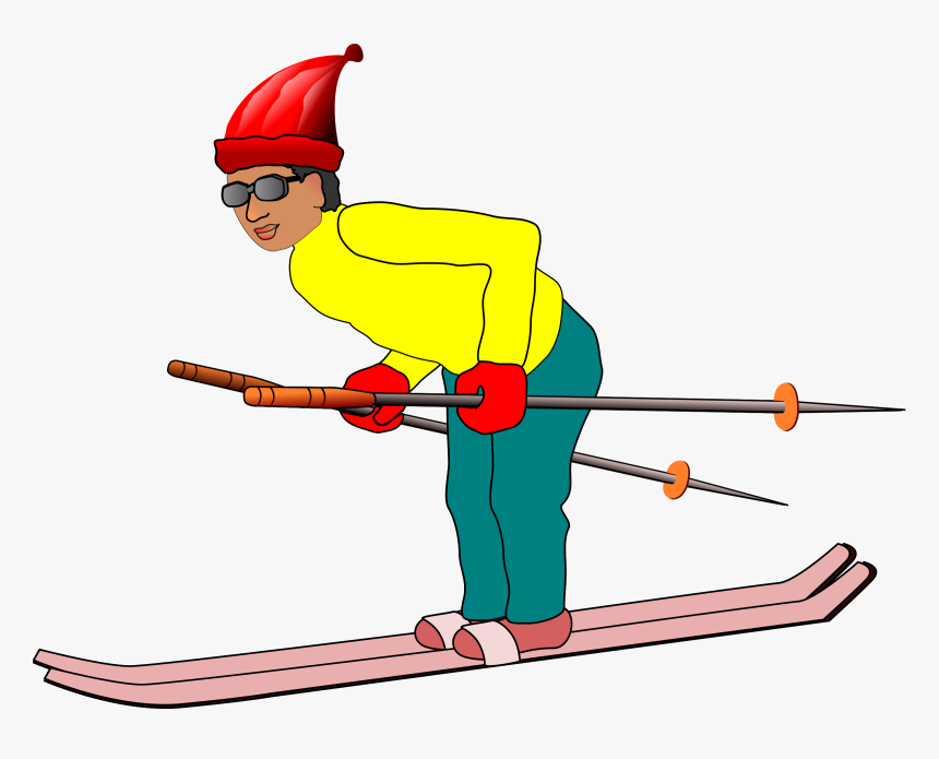 Ski Man Clip Arts - Winter Sports Clip Art, HD Png Download