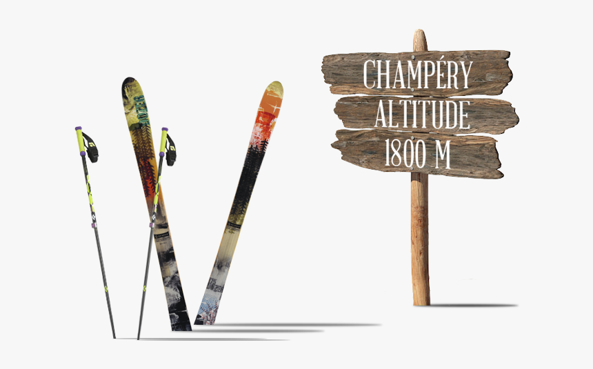 Champéry, Altitude 120 Mètres - 3 Board Wood Sign, HD Png Download