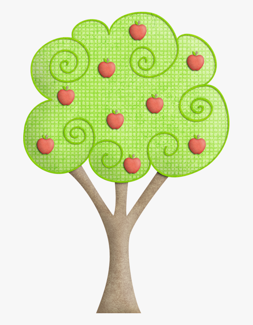 Transparent Arbustos Png - Apple Tree Drawing, Png Download