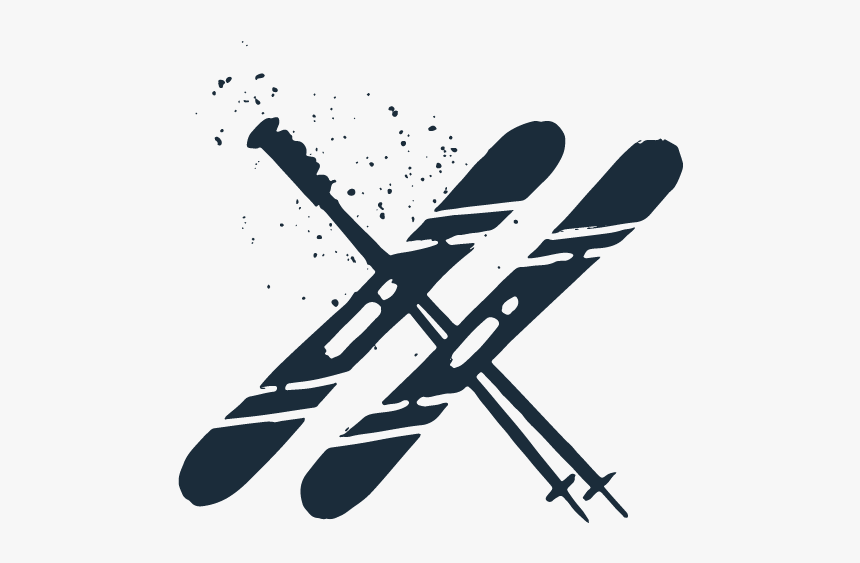 Skier Drawing Ski Resort - Ski, HD Png Download