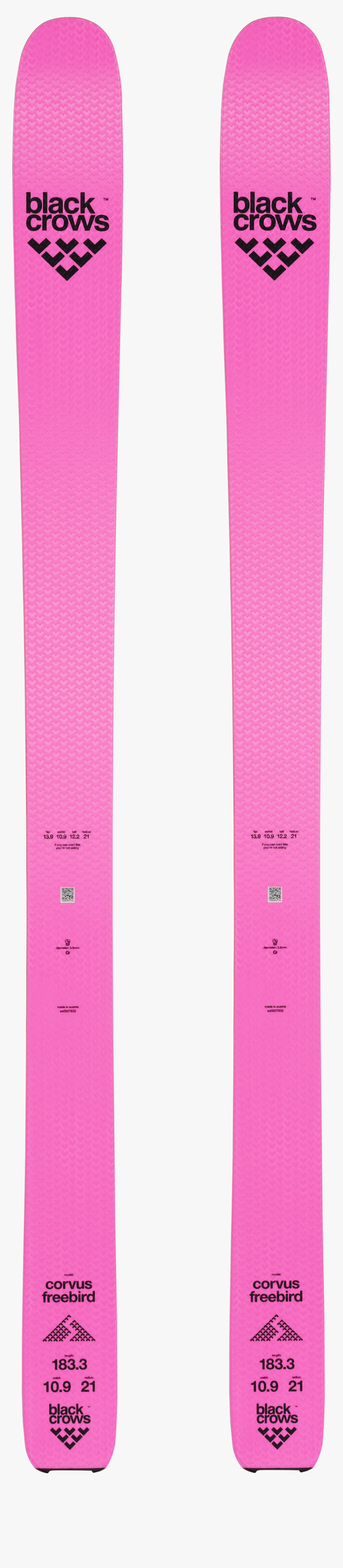 Black Crow Pink Skis, HD Png Download