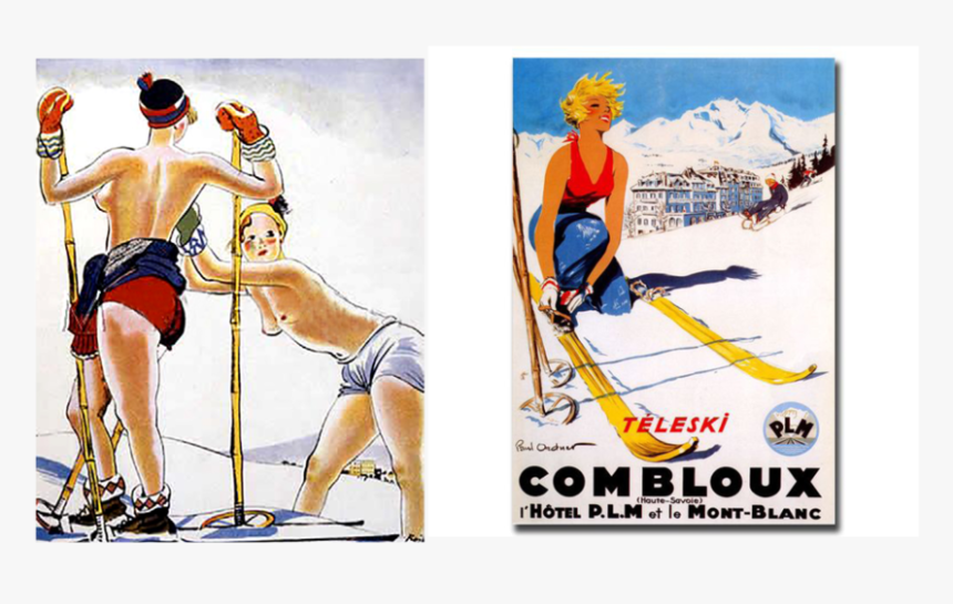 Vintage Poster Slides7 - Vintage Apres Ski Poster, HD Png Download