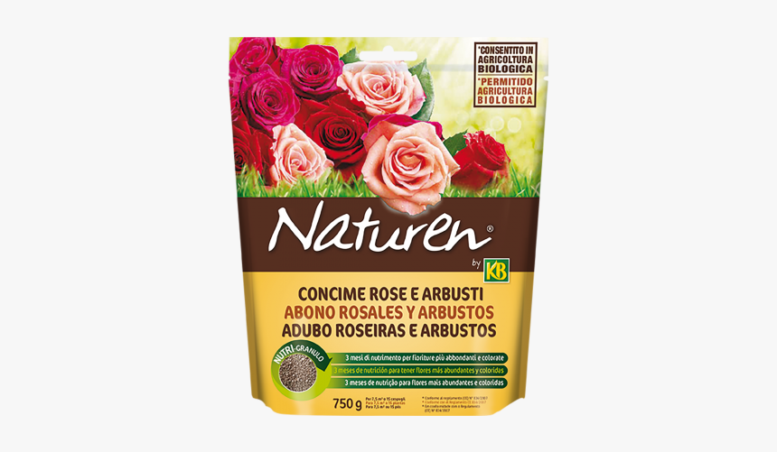 6866 Abono Rosales Arbustos 750g Naturen Kb - Naturen Extracto Ortigas, HD Png Download