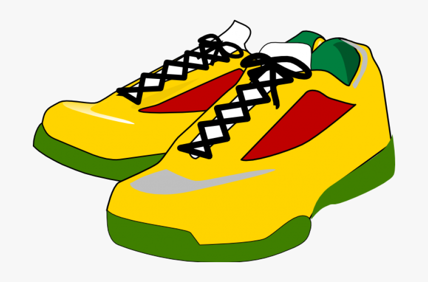 Running Shoes Clip Art - Sport Shoes Clip Art, HD Png Download