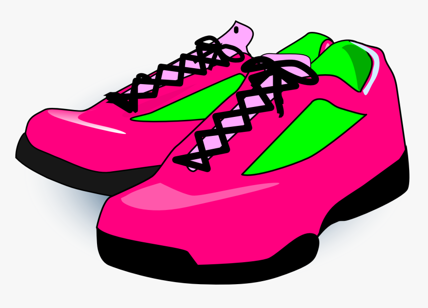 Shoes, Sneakers, Pink, Footwear, Fashion, Female - Shoes Clipart, HD Png Download