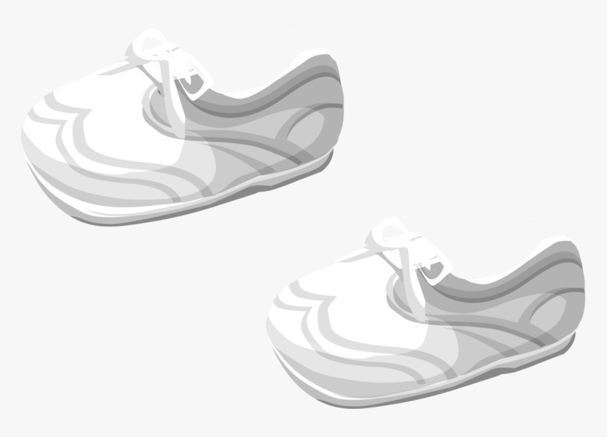 Monochrome Photography,walking Shoe,outdoor Shoe - Illustration, HD Png Download