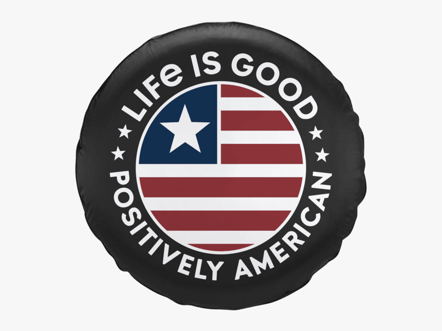 Positively American Coin Tire Cover - Emblem, HD Png Download
