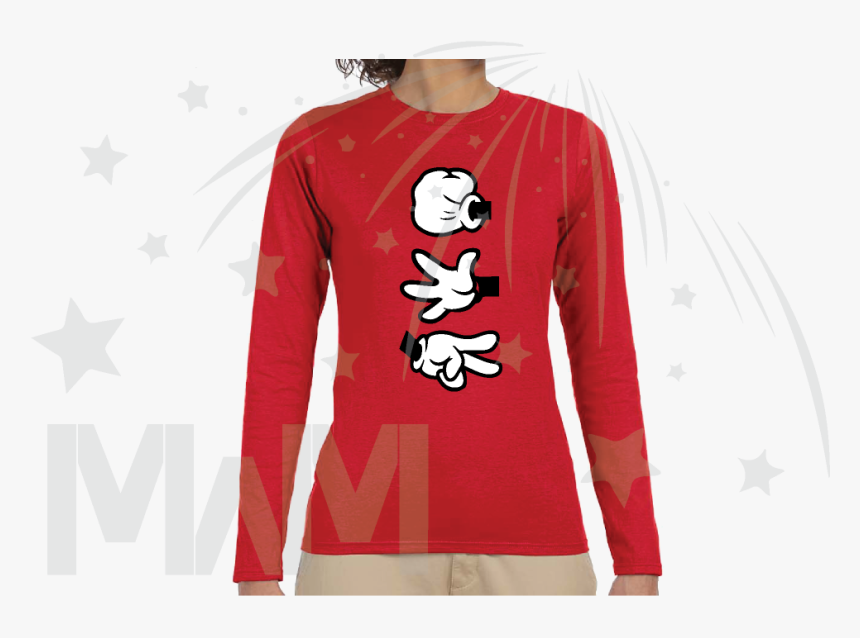 Mickey Mouse Hands Rock Paper Scissors, HD Png Download