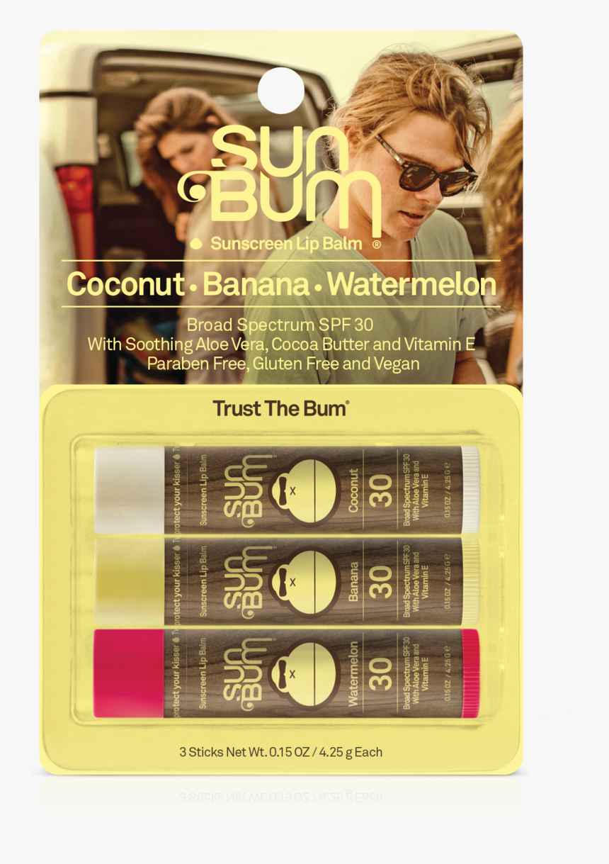Sun Bum Lip Balm Pack, HD Png Download