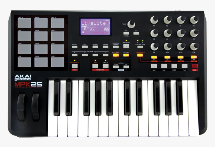Akai Mpk25, HD Png Download
