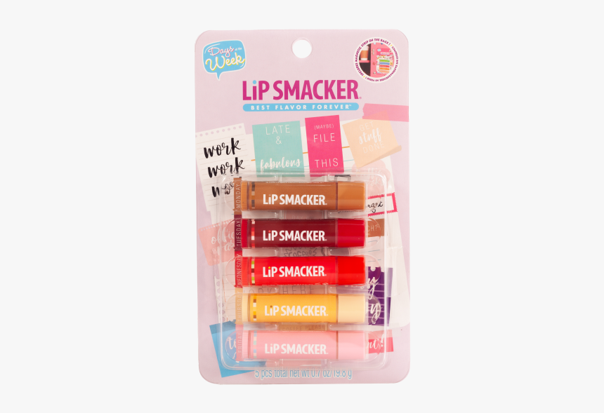 Days Of The Week Lip Balm Set - Days Of The Week Lip Smacker, HD Png Download