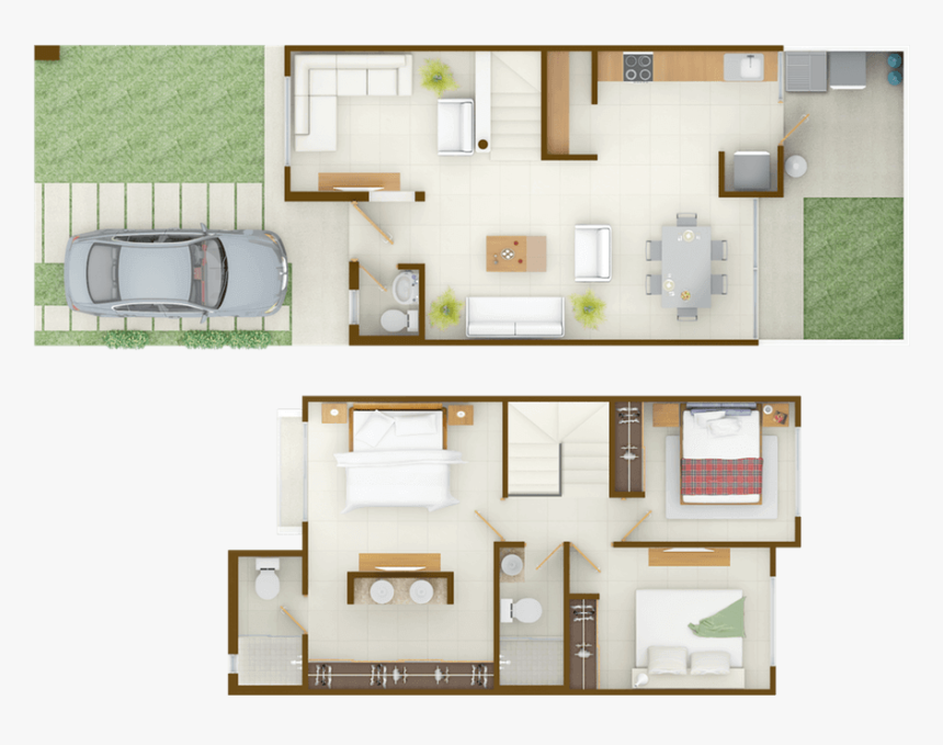 Casa Modelo Viena Ampliada, HD Png Download
