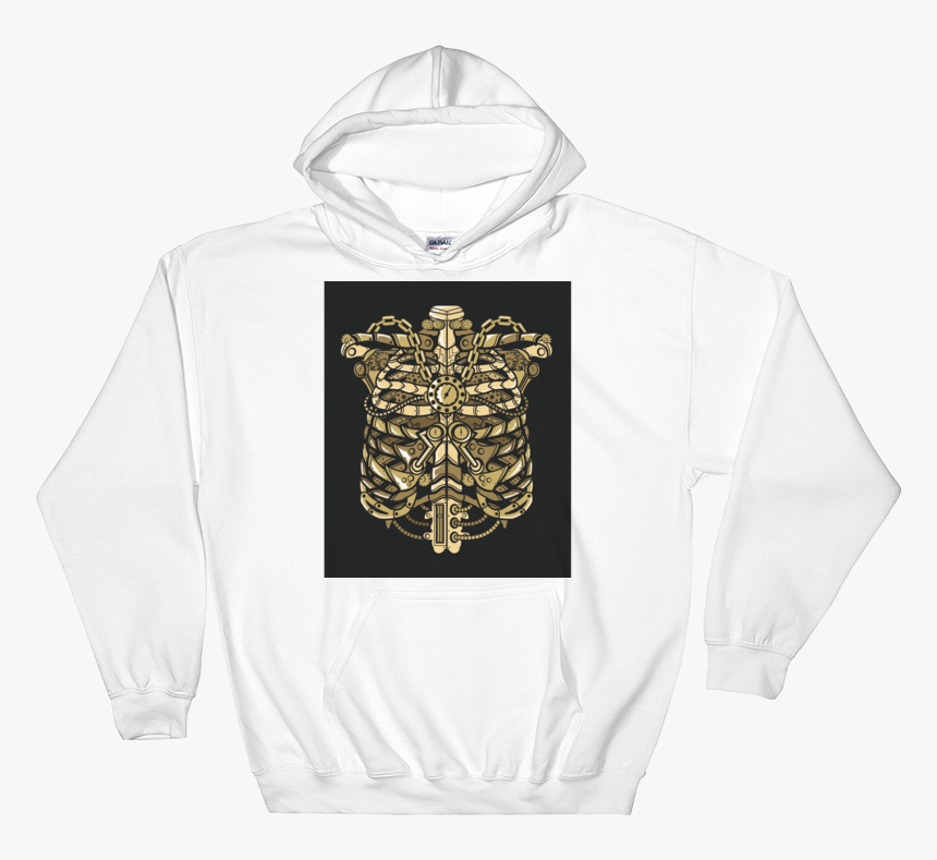 Steampunk Ribcage - Hooded Sweatshirt - Sweatshirt - Miata Hoodie, HD Png Download
