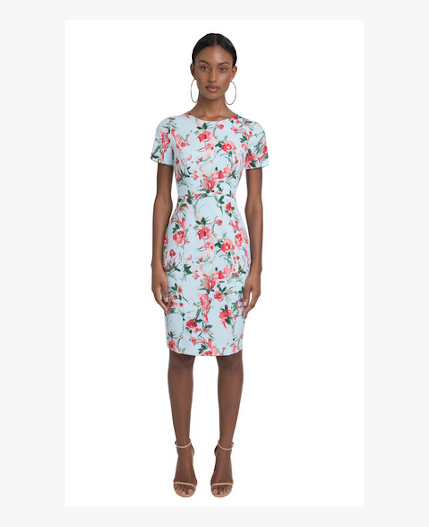 Black Halo Jodee Sheath In Flutter - Girl, HD Png Download