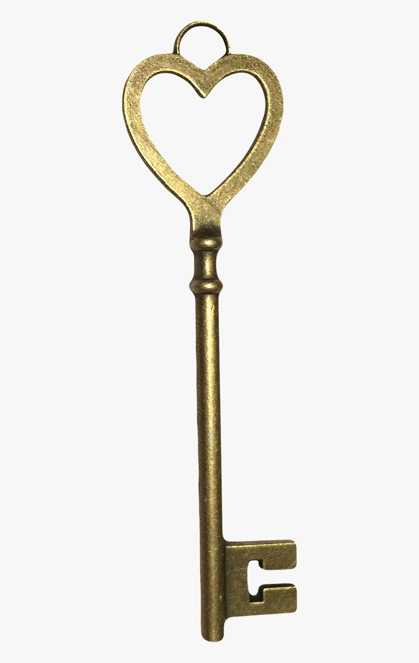 Heart Key Png, Transparent Png